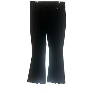 Men’s Black Ski Pants Schoeller WB400 Softshell Flared Zip Hems 34 R Made In USA